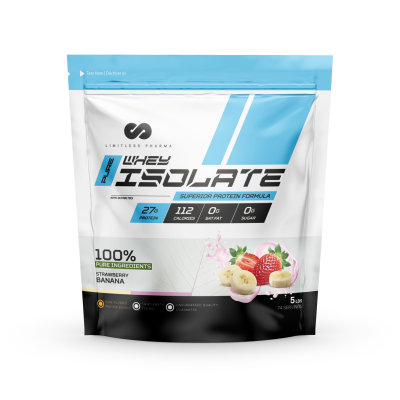 5 Lb. PURE WHEY ISOLATE - STRAWBERRY BANANA