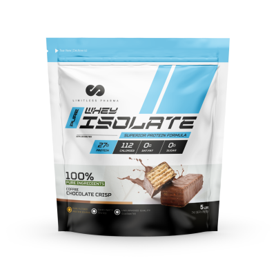 5 Lb. PURE WHEY ISOLATE - COFFEE CHOCOLATE CRISPS