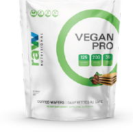 Raw Nutritional Vegan Pro 1Lb - Coffee-Wafers