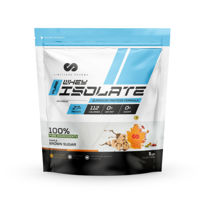 5 Lb. PURE WHEY ISOLATE - MAPLE BROWN SUGAR