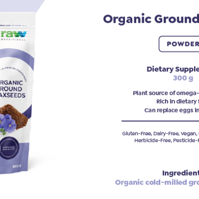 SUPERFOODS - Organic Ground FlaxseedsAlkaline Greens (7)